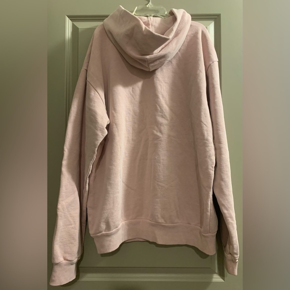 Talentless Heavyweight Pullover Hoodie Dusty Rose/Pink Size Large 100% Cotton - Picture 5 of 6